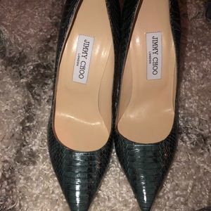 Snakeskin Jimmy Choos
